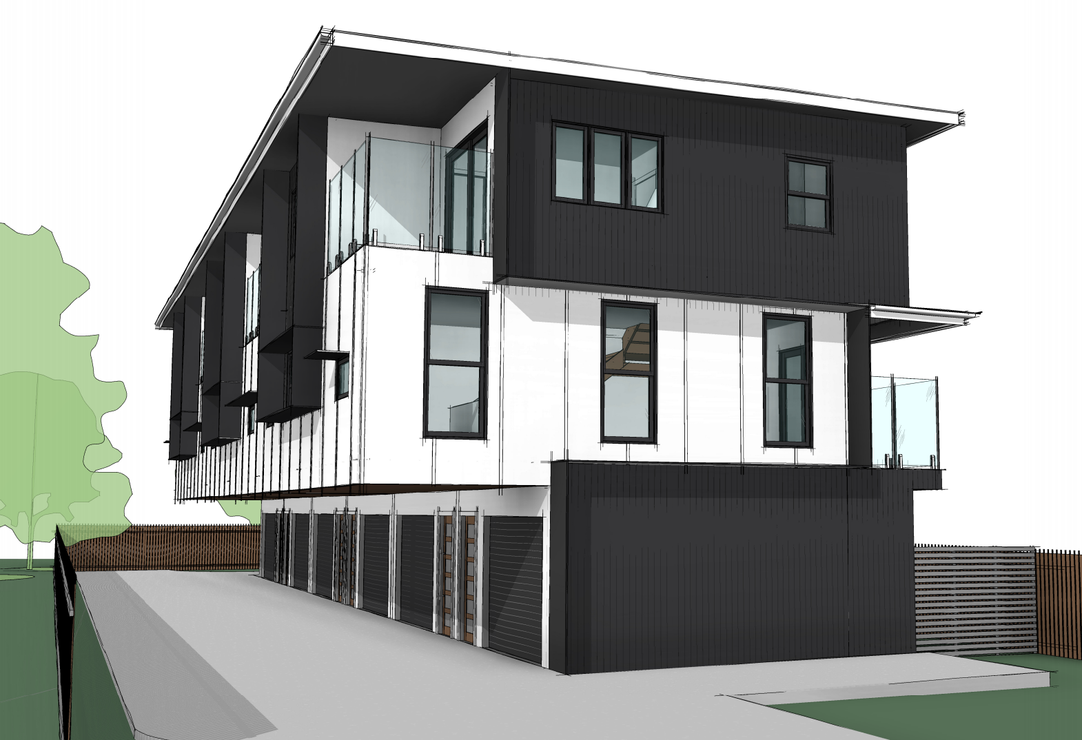 under construction townhouses