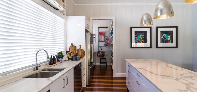 Galley Kitchen with view to butlers pantry