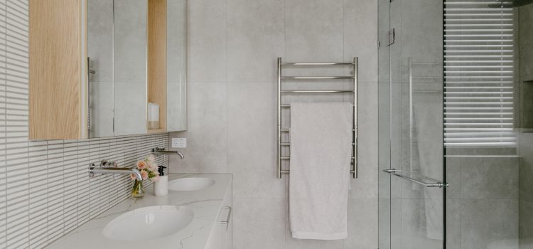 Bathroom built by Spencer Constructions