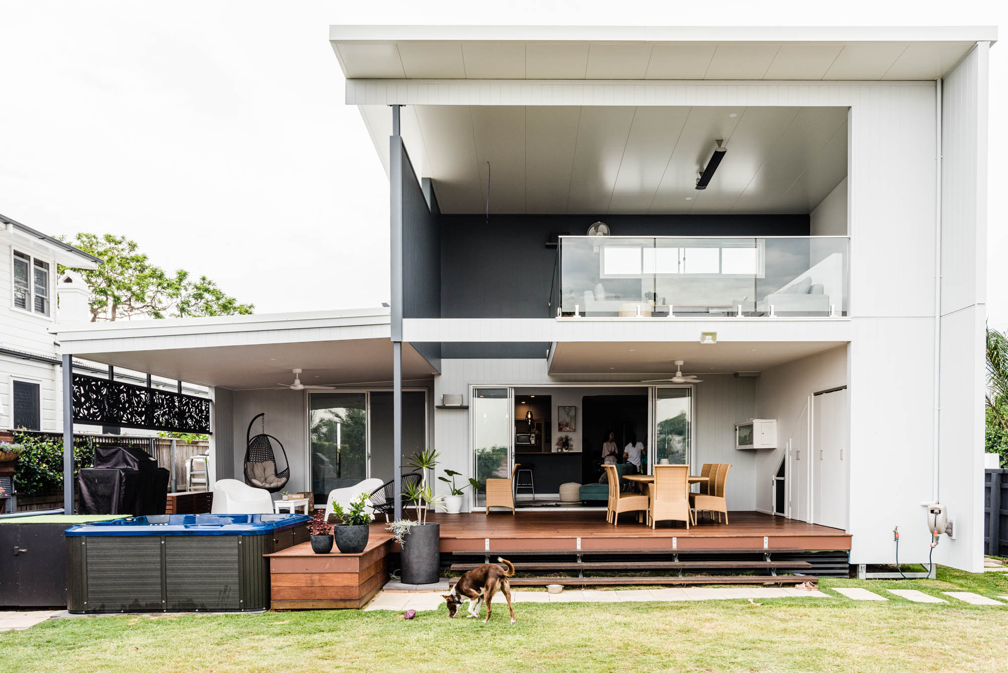 Roof top deck with renovation