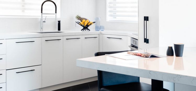 White and Black Kitchen