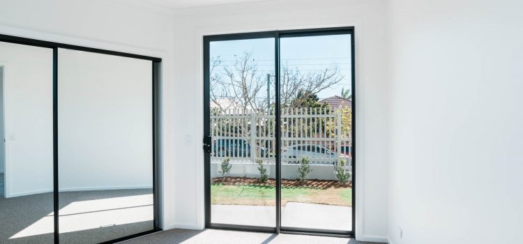 Bedroom on Ground Level of Townhouse