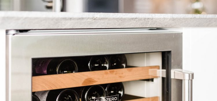 Sub Zero Wine Fridge in Kitchen