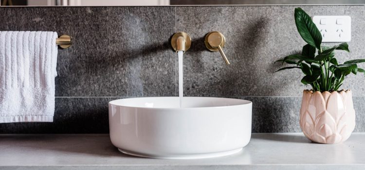 Beautiful Bathroom with custom vanity