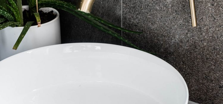 Sink and brass abi taps