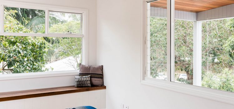 MAster Bedroom with window seat