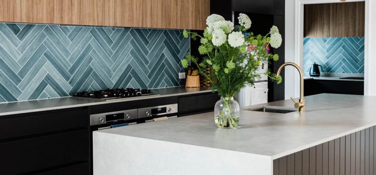 Kitchen looking into butlers pantry