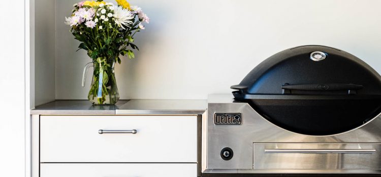 Webber BBQ outdoor kitchen